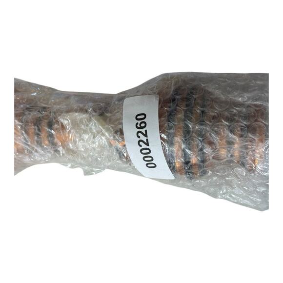 Vintage Brass/Copper Black Etched Floral & Striped Vase ~ 8” Tall Made India EUC - Picture 12 of 12